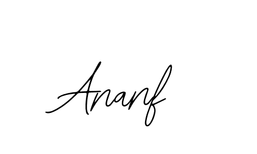 The best way (Bearetta-2O07w) to make a short signature is to pick only two or three words in your name. The name Ananf include a total of six letters. For converting this name. Ananf signature style 12 images and pictures png