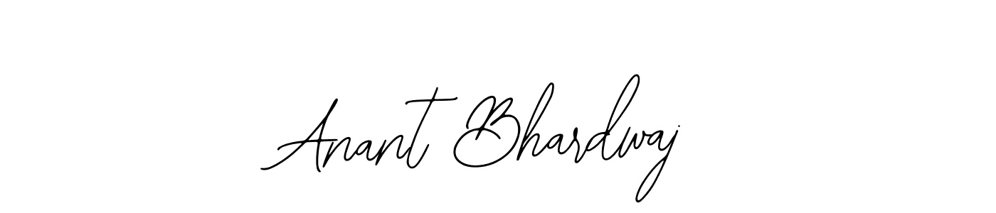 How to make Anant Bhardwaj name signature. Use Bearetta-2O07w style for creating short signs online. This is the latest handwritten sign. Anant Bhardwaj signature style 12 images and pictures png