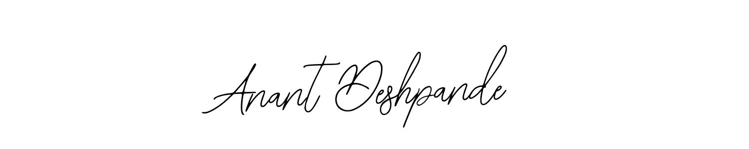Use a signature maker to create a handwritten signature online. With this signature software, you can design (Bearetta-2O07w) your own signature for name Anant Deshpande. Anant Deshpande signature style 12 images and pictures png