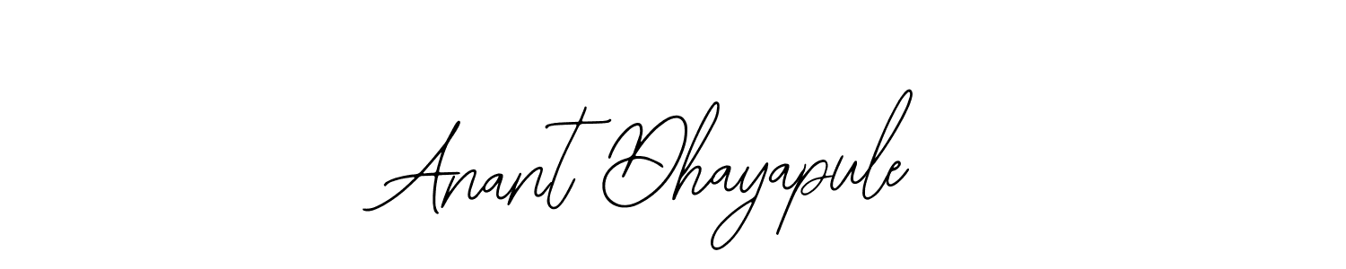 It looks lik you need a new signature style for name Anant Dhayapule. Design unique handwritten (Bearetta-2O07w) signature with our free signature maker in just a few clicks. Anant Dhayapule signature style 12 images and pictures png