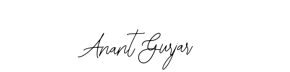 The best way (Bearetta-2O07w) to make a short signature is to pick only two or three words in your name. The name Anant Gurjar include a total of six letters. For converting this name. Anant Gurjar signature style 12 images and pictures png