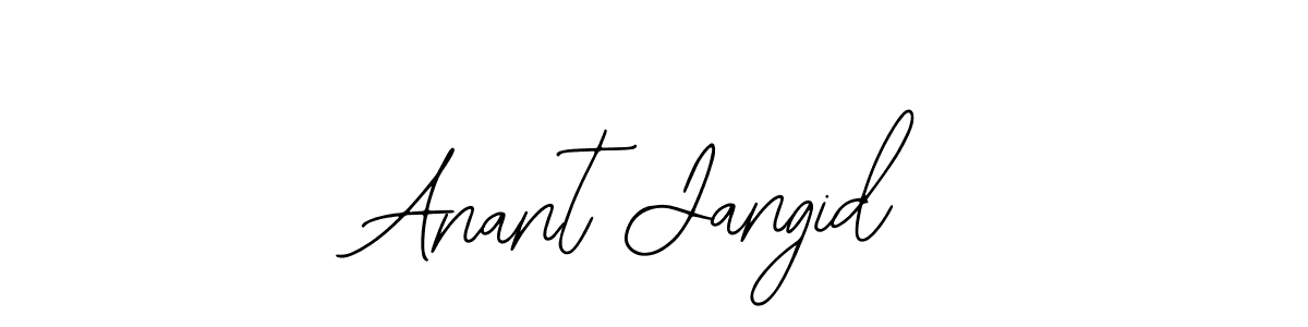 Bearetta-2O07w is a professional signature style that is perfect for those who want to add a touch of class to their signature. It is also a great choice for those who want to make their signature more unique. Get Anant Jangid name to fancy signature for free. Anant Jangid signature style 12 images and pictures png