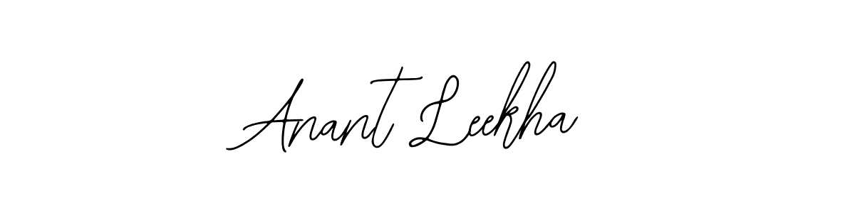 The best way (Bearetta-2O07w) to make a short signature is to pick only two or three words in your name. The name Anant Leekha include a total of six letters. For converting this name. Anant Leekha signature style 12 images and pictures png