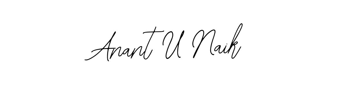 Make a beautiful signature design for name Anant U Naik. With this signature (Bearetta-2O07w) style, you can create a handwritten signature for free. Anant U Naik signature style 12 images and pictures png