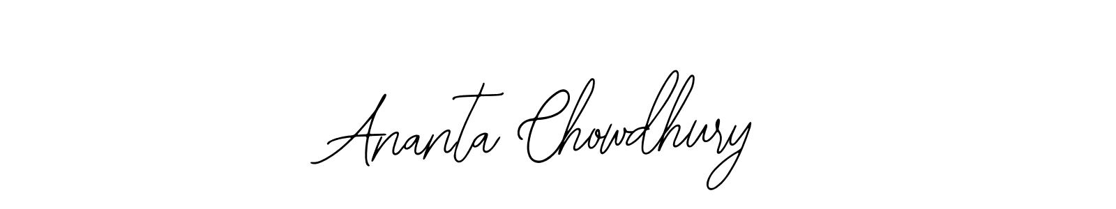 Also we have Ananta Chowdhury name is the best signature style. Create professional handwritten signature collection using Bearetta-2O07w autograph style. Ananta Chowdhury signature style 12 images and pictures png