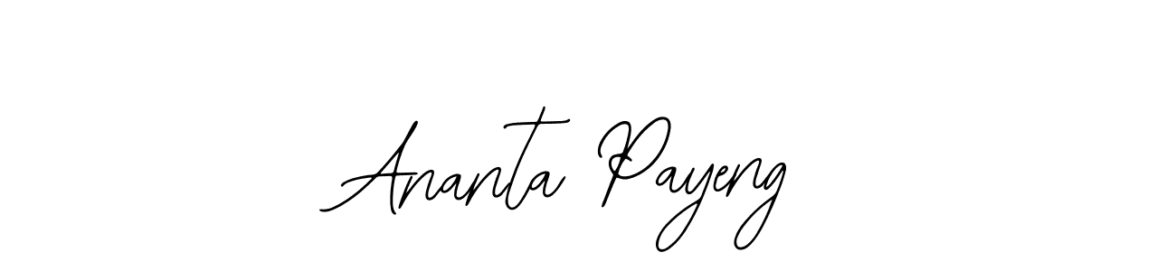 This is the best signature style for the Ananta Payeng name. Also you like these signature font (Bearetta-2O07w). Mix name signature. Ananta Payeng signature style 12 images and pictures png