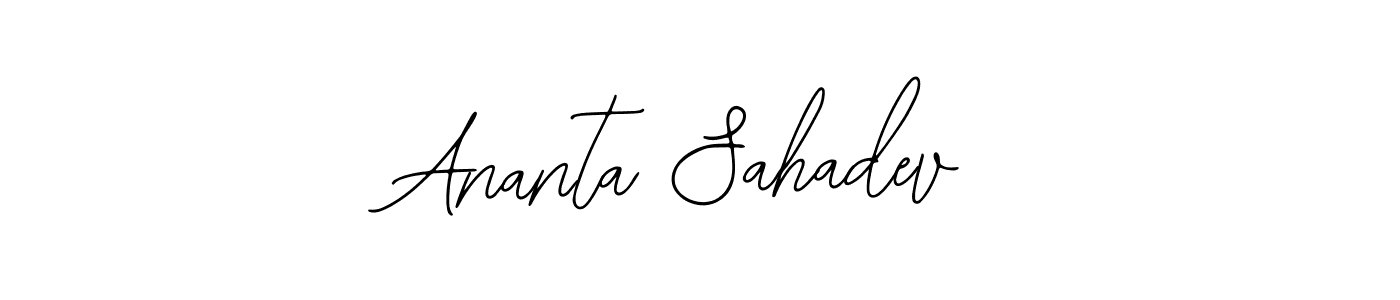 Ananta Sahadev stylish signature style. Best Handwritten Sign (Bearetta-2O07w) for my name. Handwritten Signature Collection Ideas for my name Ananta Sahadev. Ananta Sahadev signature style 12 images and pictures png