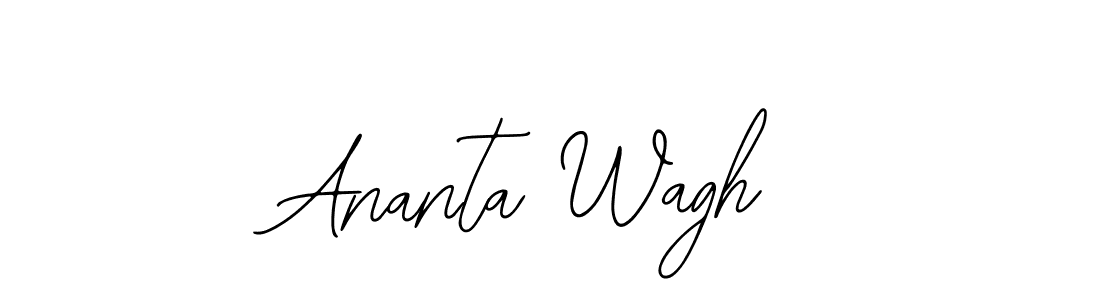 How to make Ananta Wagh signature? Bearetta-2O07w is a professional autograph style. Create handwritten signature for Ananta Wagh name. Ananta Wagh signature style 12 images and pictures png