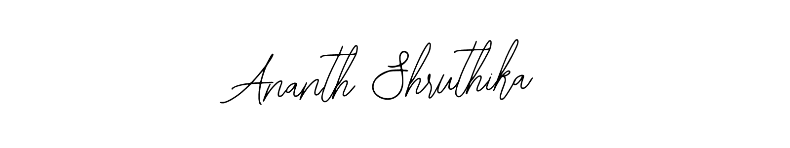 Also You can easily find your signature by using the search form. We will create Ananth Shruthika name handwritten signature images for you free of cost using Bearetta-2O07w sign style. Ananth Shruthika signature style 12 images and pictures png