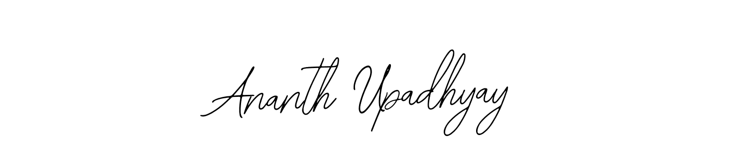Create a beautiful signature design for name Ananth Upadhyay. With this signature (Bearetta-2O07w) fonts, you can make a handwritten signature for free. Ananth Upadhyay signature style 12 images and pictures png