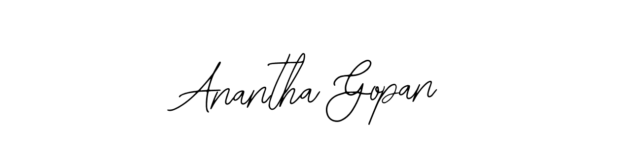 Make a beautiful signature design for name Anantha Gopan. Use this online signature maker to create a handwritten signature for free. Anantha Gopan signature style 12 images and pictures png