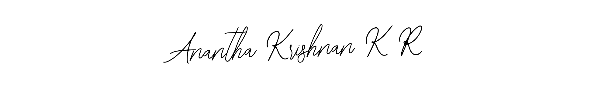 Create a beautiful signature design for name Anantha Krishnan K R. With this signature (Bearetta-2O07w) fonts, you can make a handwritten signature for free. Anantha Krishnan K R signature style 12 images and pictures png