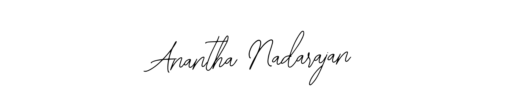 How to make Anantha Nadarajan name signature. Use Bearetta-2O07w style for creating short signs online. This is the latest handwritten sign. Anantha Nadarajan signature style 12 images and pictures png