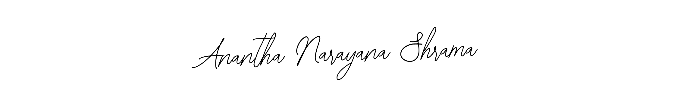 How to make Anantha Narayana Shrama signature? Bearetta-2O07w is a professional autograph style. Create handwritten signature for Anantha Narayana Shrama name. Anantha Narayana Shrama signature style 12 images and pictures png