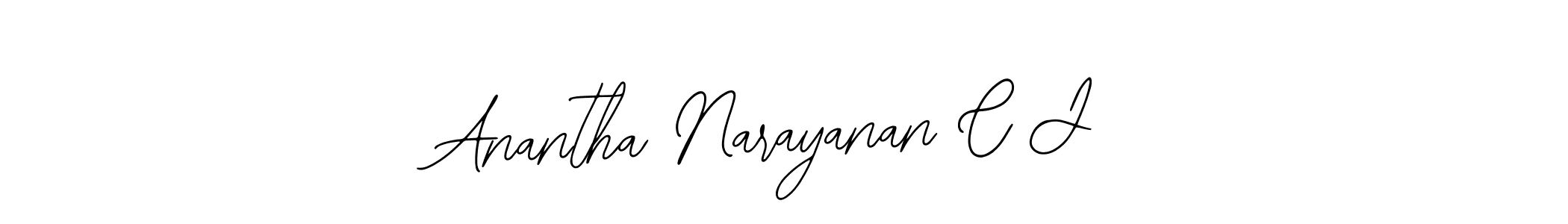 Make a beautiful signature design for name Anantha Narayanan C J. Use this online signature maker to create a handwritten signature for free. Anantha Narayanan C J signature style 12 images and pictures png