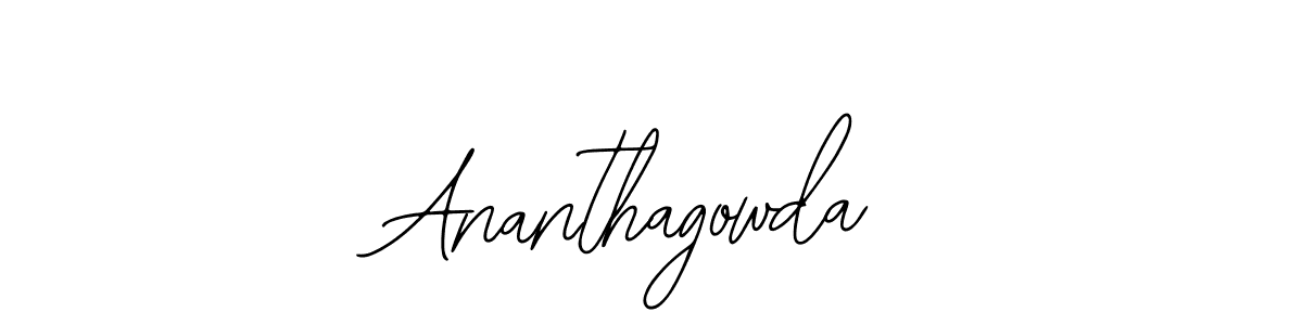 Make a beautiful signature design for name Ananthagowda. Use this online signature maker to create a handwritten signature for free. Ananthagowda signature style 12 images and pictures png