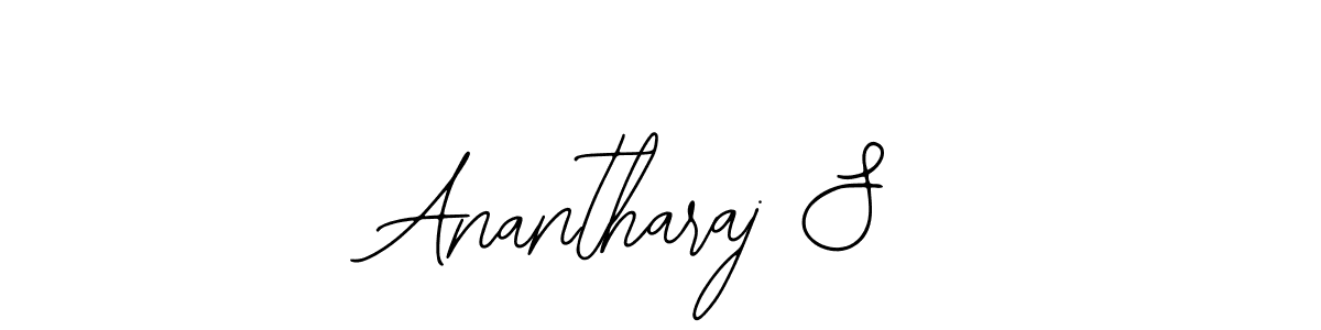 if you are searching for the best signature style for your name Anantharaj S. so please give up your signature search. here we have designed multiple signature styles  using Bearetta-2O07w. Anantharaj S signature style 12 images and pictures png