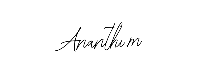 Make a beautiful signature design for name Ananthi.m. With this signature (Bearetta-2O07w) style, you can create a handwritten signature for free. Ananthi.m signature style 12 images and pictures png