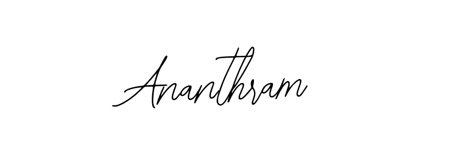 Also we have Ananthram name is the best signature style. Create professional handwritten signature collection using Bearetta-2O07w autograph style. Ananthram signature style 12 images and pictures png
