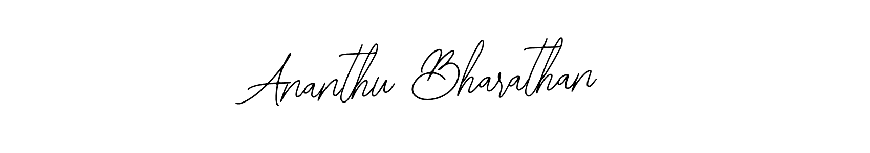 Make a beautiful signature design for name Ananthu Bharathan. Use this online signature maker to create a handwritten signature for free. Ananthu Bharathan signature style 12 images and pictures png