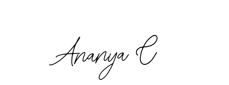 Design your own signature with our free online signature maker. With this signature software, you can create a handwritten (Bearetta-2O07w) signature for name Ananya C. Ananya C signature style 12 images and pictures png