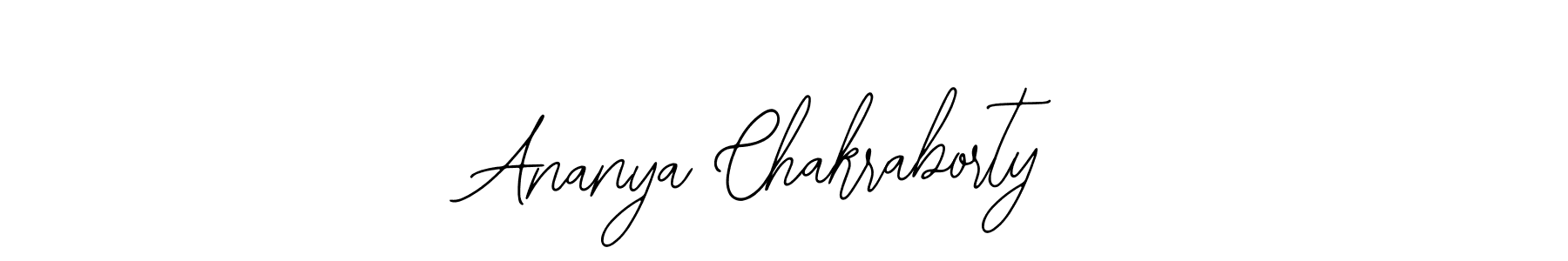 How to make Ananya Chakraborty name signature. Use Bearetta-2O07w style for creating short signs online. This is the latest handwritten sign. Ananya Chakraborty signature style 12 images and pictures png