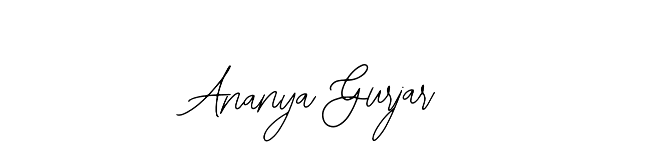 Ananya Gurjar stylish signature style. Best Handwritten Sign (Bearetta-2O07w) for my name. Handwritten Signature Collection Ideas for my name Ananya Gurjar. Ananya Gurjar signature style 12 images and pictures png