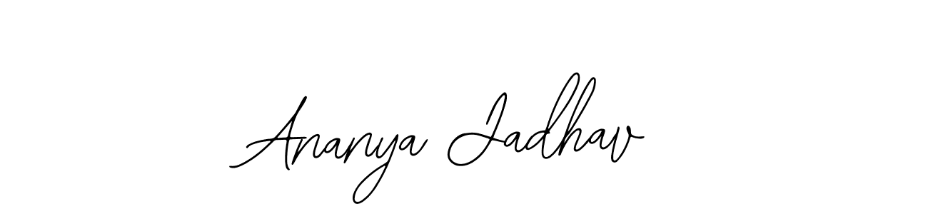 The best way (Bearetta-2O07w) to make a short signature is to pick only two or three words in your name. The name Ananya Jadhav include a total of six letters. For converting this name. Ananya Jadhav signature style 12 images and pictures png