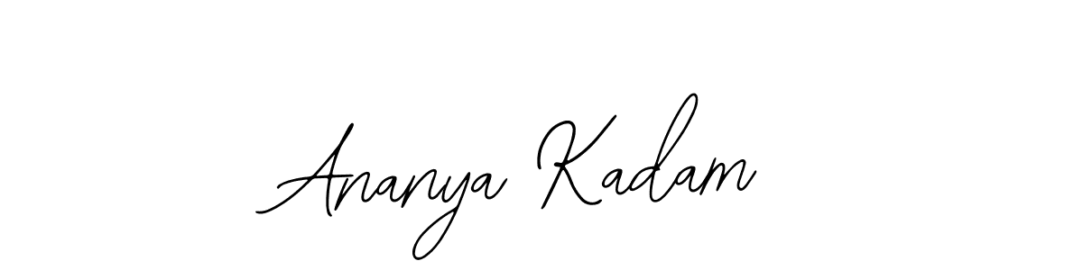 How to make Ananya Kadam signature? Bearetta-2O07w is a professional autograph style. Create handwritten signature for Ananya Kadam name. Ananya Kadam signature style 12 images and pictures png