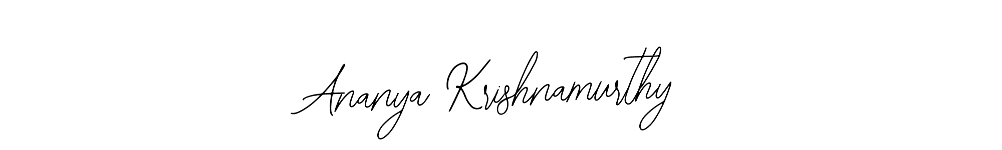 Once you've used our free online signature maker to create your best signature Bearetta-2O07w style, it's time to enjoy all of the benefits that Ananya Krishnamurthy name signing documents. Ananya Krishnamurthy signature style 12 images and pictures png