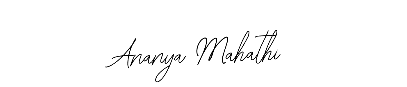Make a beautiful signature design for name Ananya Mahathi. With this signature (Bearetta-2O07w) style, you can create a handwritten signature for free. Ananya Mahathi signature style 12 images and pictures png