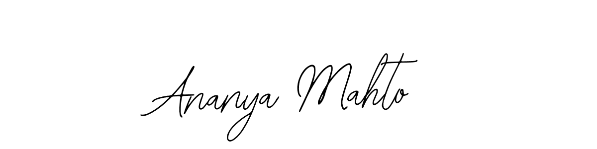 if you are searching for the best signature style for your name Ananya Mahto. so please give up your signature search. here we have designed multiple signature styles  using Bearetta-2O07w. Ananya Mahto signature style 12 images and pictures png