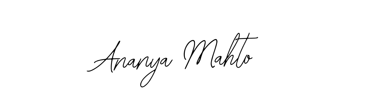 Also we have Ananya Mahto name is the best signature style. Create professional handwritten signature collection using Bearetta-2O07w autograph style. Ananya Mahto signature style 12 images and pictures png