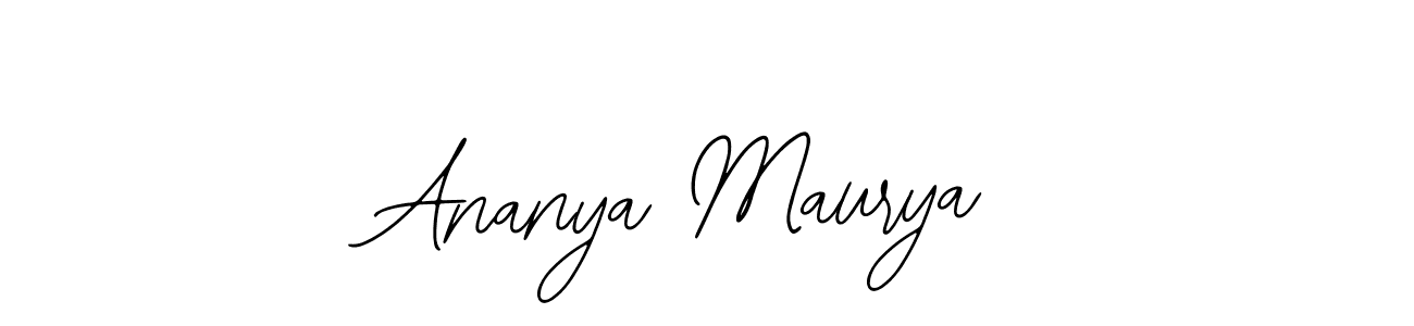 Best and Professional Signature Style for Ananya Maurya. Bearetta-2O07w Best Signature Style Collection. Ananya Maurya signature style 12 images and pictures png