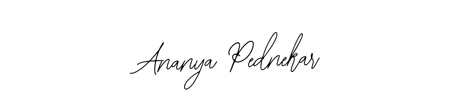 Also You can easily find your signature by using the search form. We will create Ananya Pednekar name handwritten signature images for you free of cost using Bearetta-2O07w sign style. Ananya Pednekar signature style 12 images and pictures png