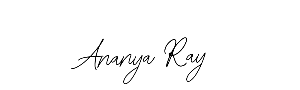 Design your own signature with our free online signature maker. With this signature software, you can create a handwritten (Bearetta-2O07w) signature for name Ananya Ray. Ananya Ray signature style 12 images and pictures png