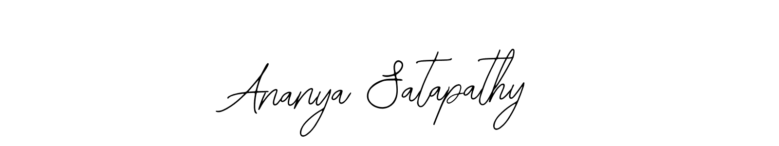 How to make Ananya Satapathy signature? Bearetta-2O07w is a professional autograph style. Create handwritten signature for Ananya Satapathy name. Ananya Satapathy signature style 12 images and pictures png