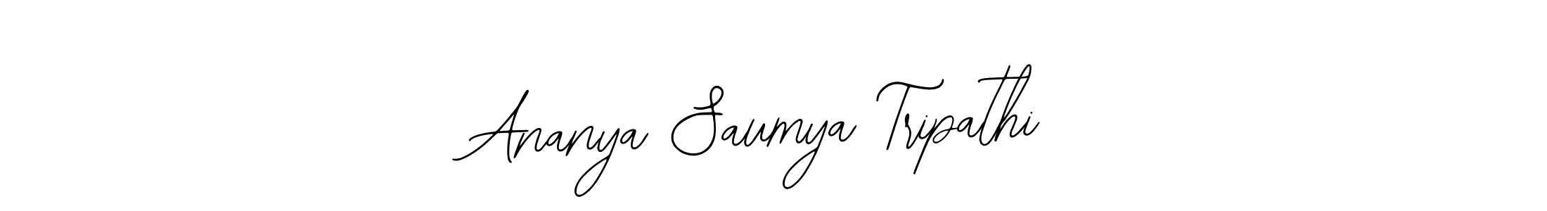 Design your own signature with our free online signature maker. With this signature software, you can create a handwritten (Bearetta-2O07w) signature for name Ananya Saumya Tripathi. Ananya Saumya Tripathi signature style 12 images and pictures png