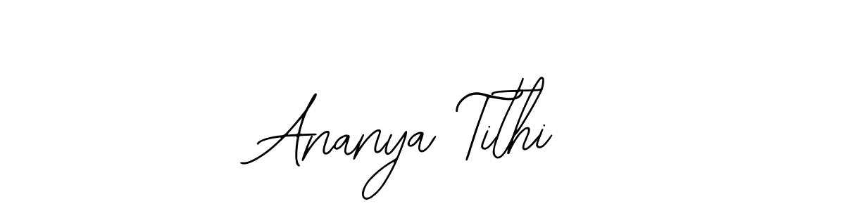 This is the best signature style for the Ananya Tithi name. Also you like these signature font (Bearetta-2O07w). Mix name signature. Ananya Tithi signature style 12 images and pictures png