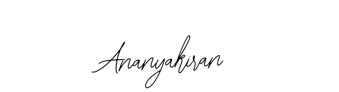 Design your own signature with our free online signature maker. With this signature software, you can create a handwritten (Bearetta-2O07w) signature for name Ananyakiran. Ananyakiran signature style 12 images and pictures png