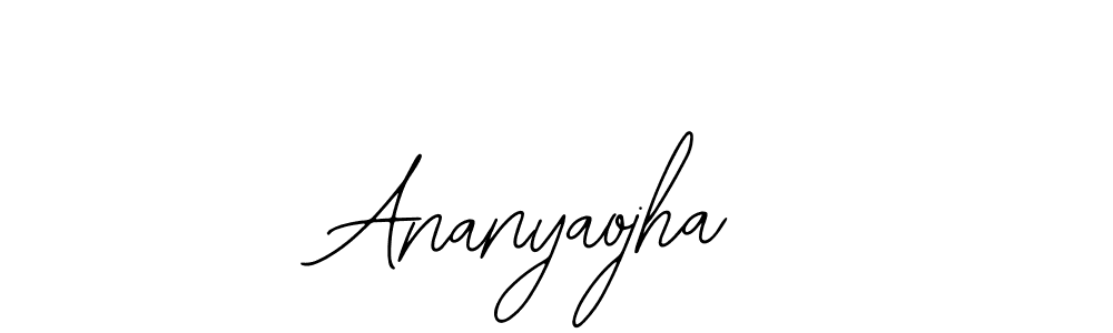 It looks lik you need a new signature style for name Ananyaojha. Design unique handwritten (Bearetta-2O07w) signature with our free signature maker in just a few clicks. Ananyaojha signature style 12 images and pictures png