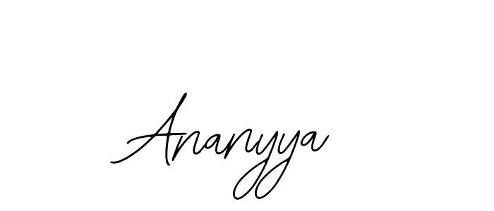 The best way (Bearetta-2O07w) to make a short signature is to pick only two or three words in your name. The name Ananyya include a total of six letters. For converting this name. Ananyya signature style 12 images and pictures png