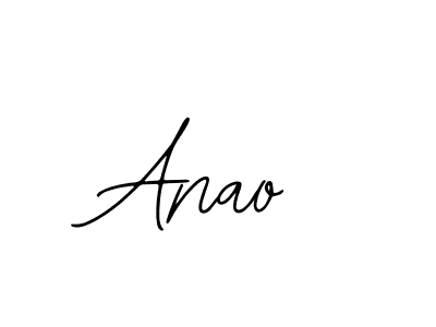 How to make Anao name signature. Use Bearetta-2O07w style for creating short signs online. This is the latest handwritten sign. Anao signature style 12 images and pictures png