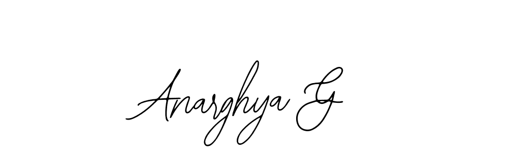 Anarghya G stylish signature style. Best Handwritten Sign (Bearetta-2O07w) for my name. Handwritten Signature Collection Ideas for my name Anarghya G. Anarghya G signature style 12 images and pictures png