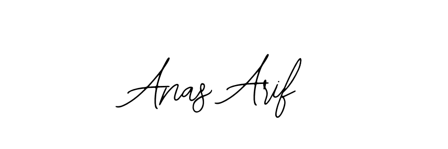 You should practise on your own different ways (Bearetta-2O07w) to write your name (Anas Arif) in signature. don't let someone else do it for you. Anas Arif signature style 12 images and pictures png