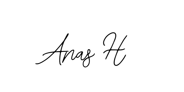 It looks lik you need a new signature style for name Anas H. Design unique handwritten (Bearetta-2O07w) signature with our free signature maker in just a few clicks. Anas H signature style 12 images and pictures png