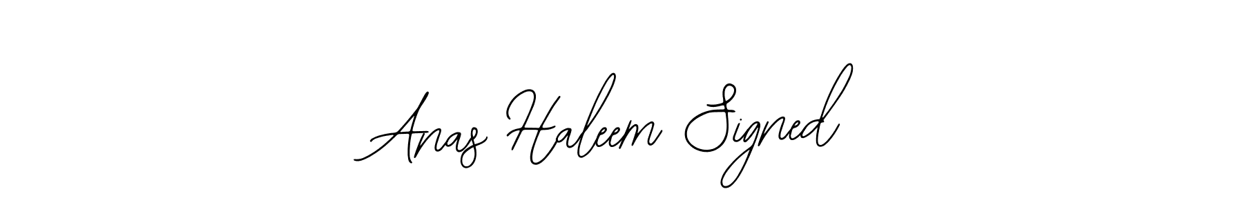 Bearetta-2O07w is a professional signature style that is perfect for those who want to add a touch of class to their signature. It is also a great choice for those who want to make their signature more unique. Get Anas Haleem Signed name to fancy signature for free. Anas Haleem Signed signature style 12 images and pictures png