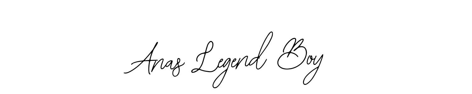 Design your own signature with our free online signature maker. With this signature software, you can create a handwritten (Bearetta-2O07w) signature for name Anas Legend Boy. Anas Legend Boy signature style 12 images and pictures png