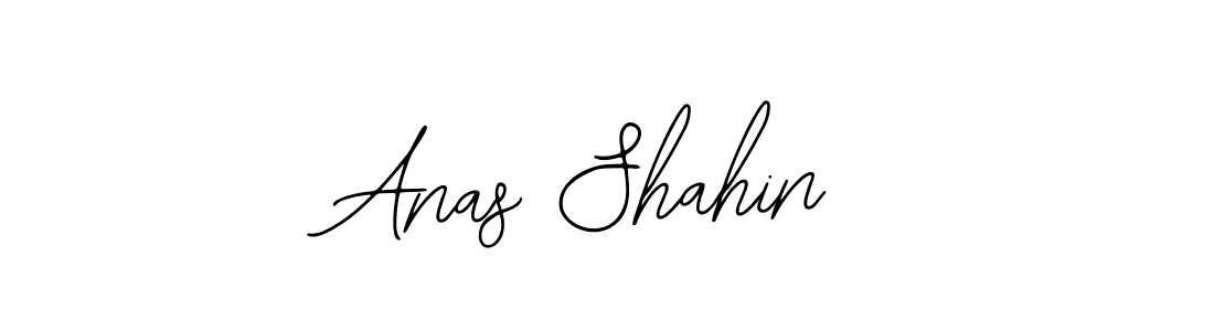 You should practise on your own different ways (Bearetta-2O07w) to write your name (Anas Shahin) in signature. don't let someone else do it for you. Anas Shahin signature style 12 images and pictures png