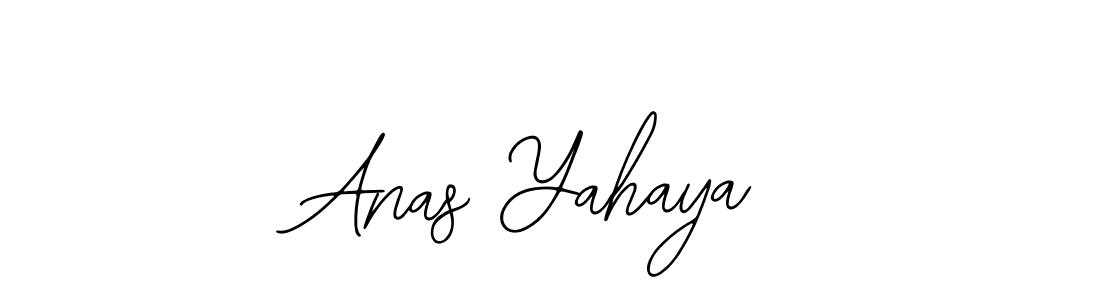 Anas Yahaya stylish signature style. Best Handwritten Sign (Bearetta-2O07w) for my name. Handwritten Signature Collection Ideas for my name Anas Yahaya. Anas Yahaya signature style 12 images and pictures png